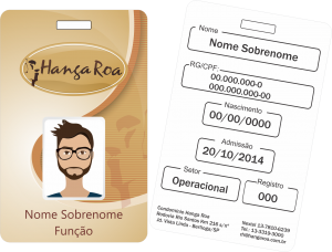 Crachás com código de barra em Soluções Empresariais