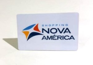 Cartões para estacionamento com chip de 1K o chip tem 13,56Mhz